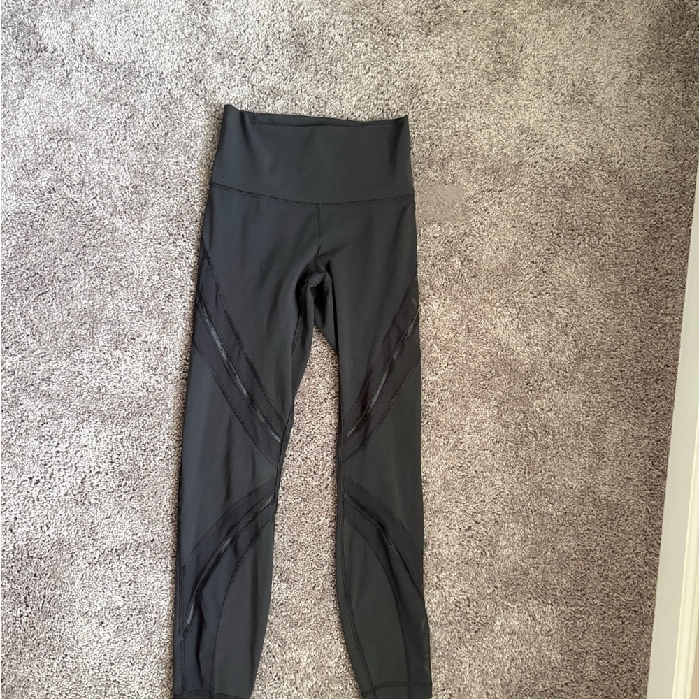 Lululemon Women's High Times (Metta) Full-On Luxtreme Mesh Panel Leggings
